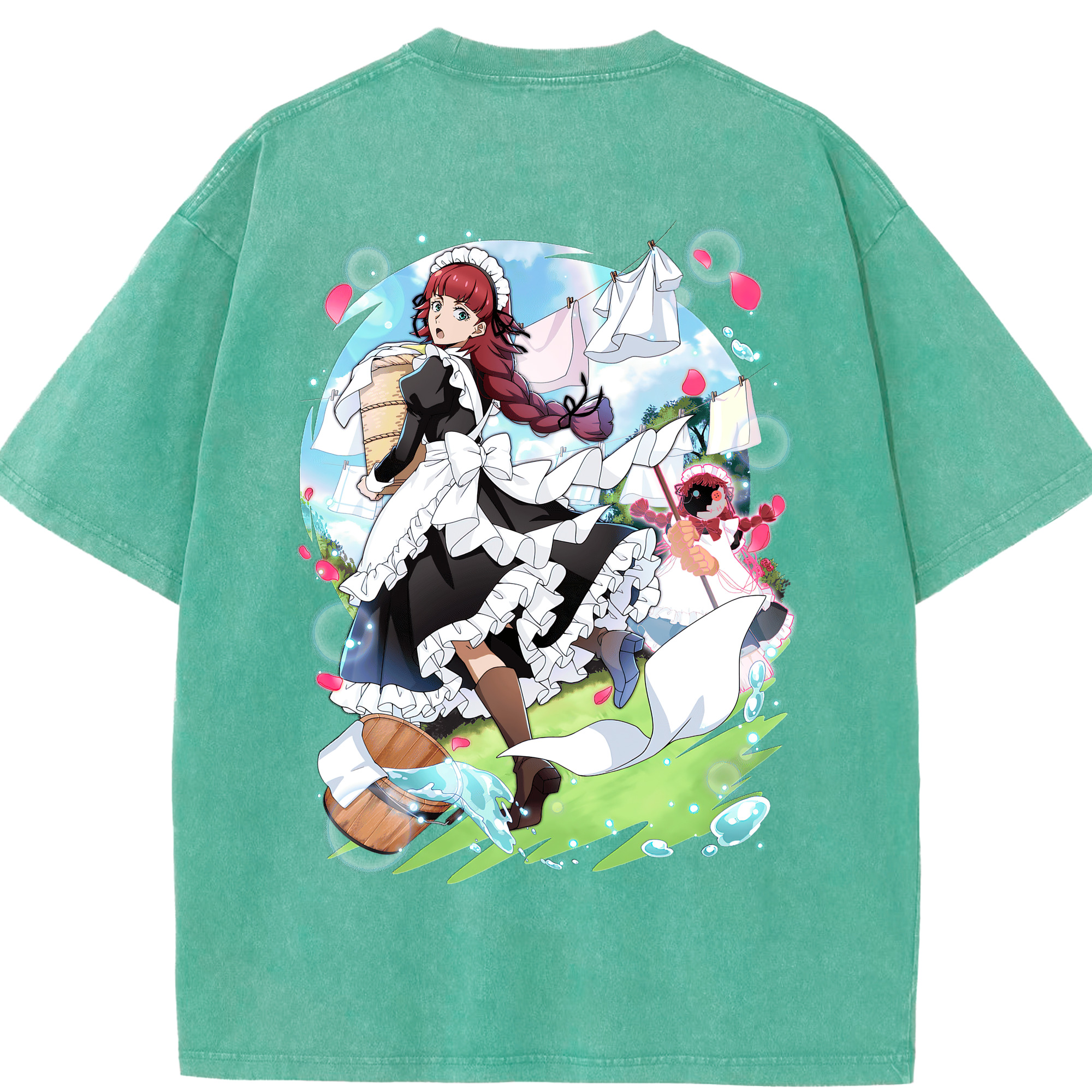 （画像用） 文豪ストレイドッグス Bungo Stray Dogs 綿100% ヴィンテージ風 半袖Tシャツ（背面プリント）